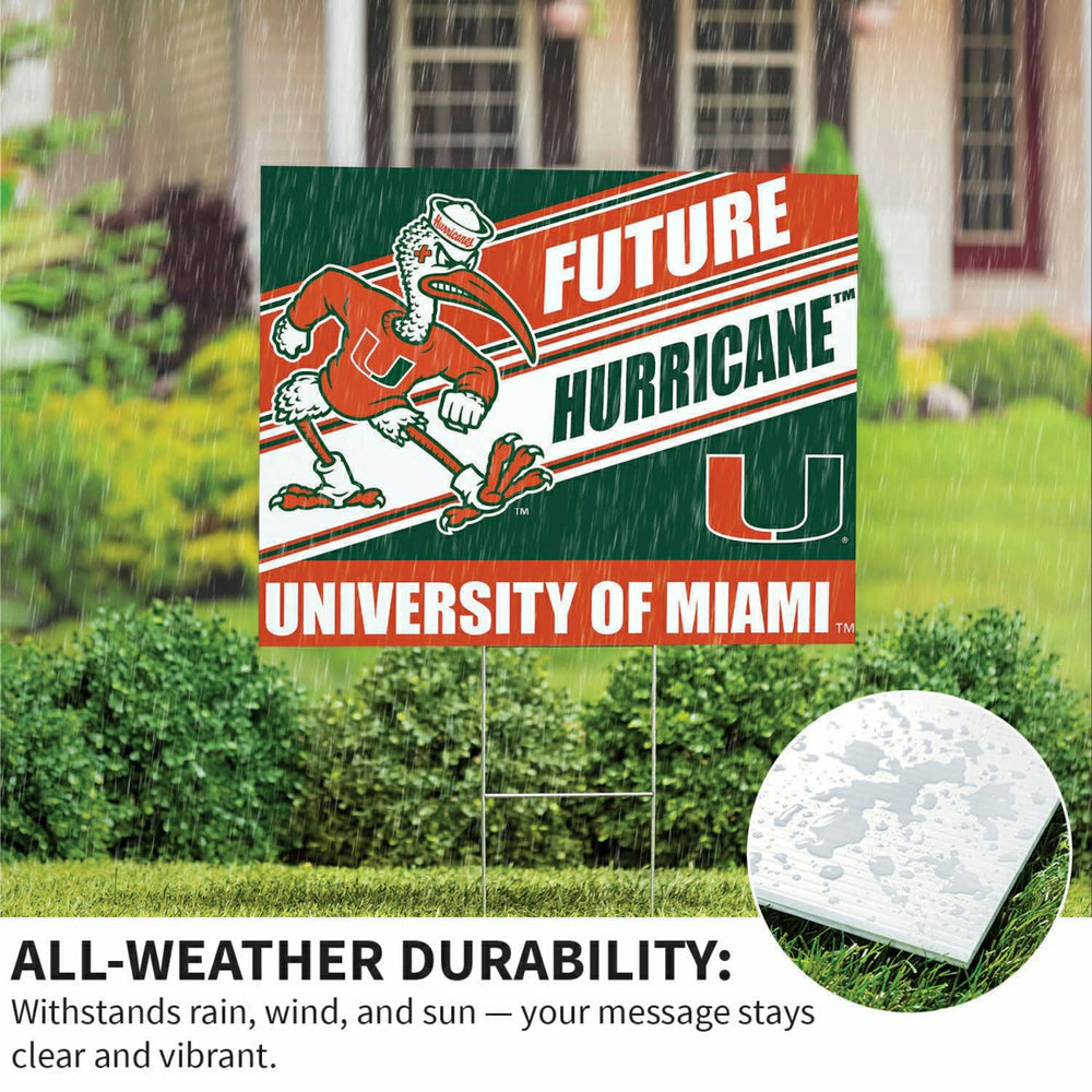 University of Miami Coroplast Yard Sign, Future Student