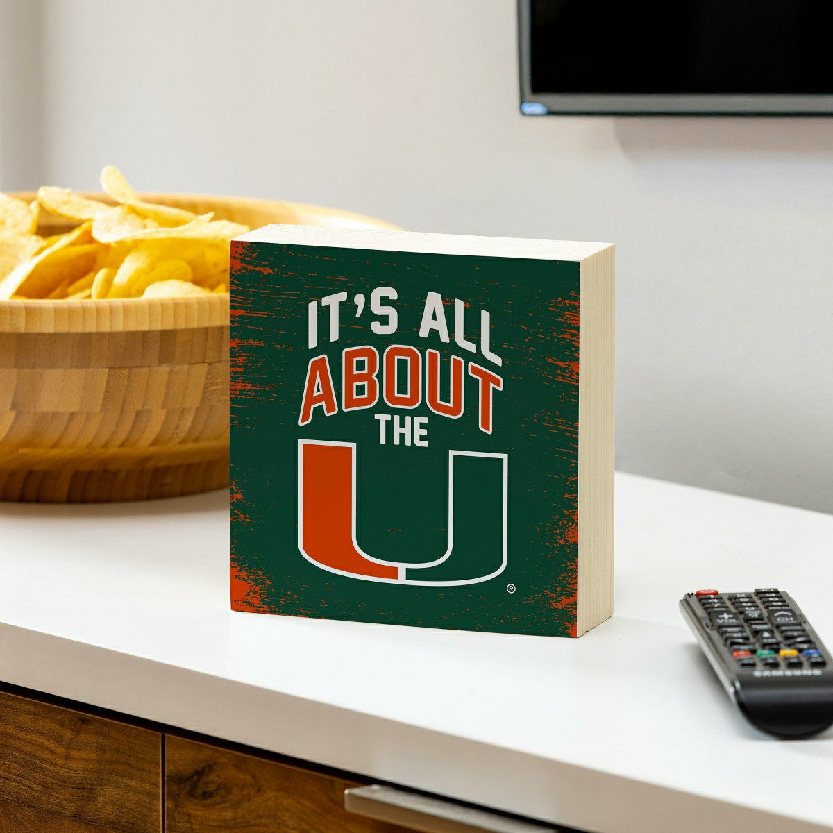 University of Miami Plock, Down Home Fans, 6x6