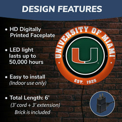 University of Miami, Metal Lite, Round