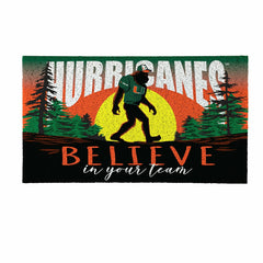 University of Miami Bigfoot PVC Mat, 28"x16"