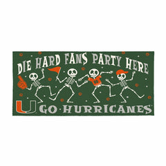 University of Miami Flocked Coir Halloween Sassafras Switch Mat, 22"x1