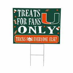 University of Miami Yard Sign, Halloween Treats for Fans