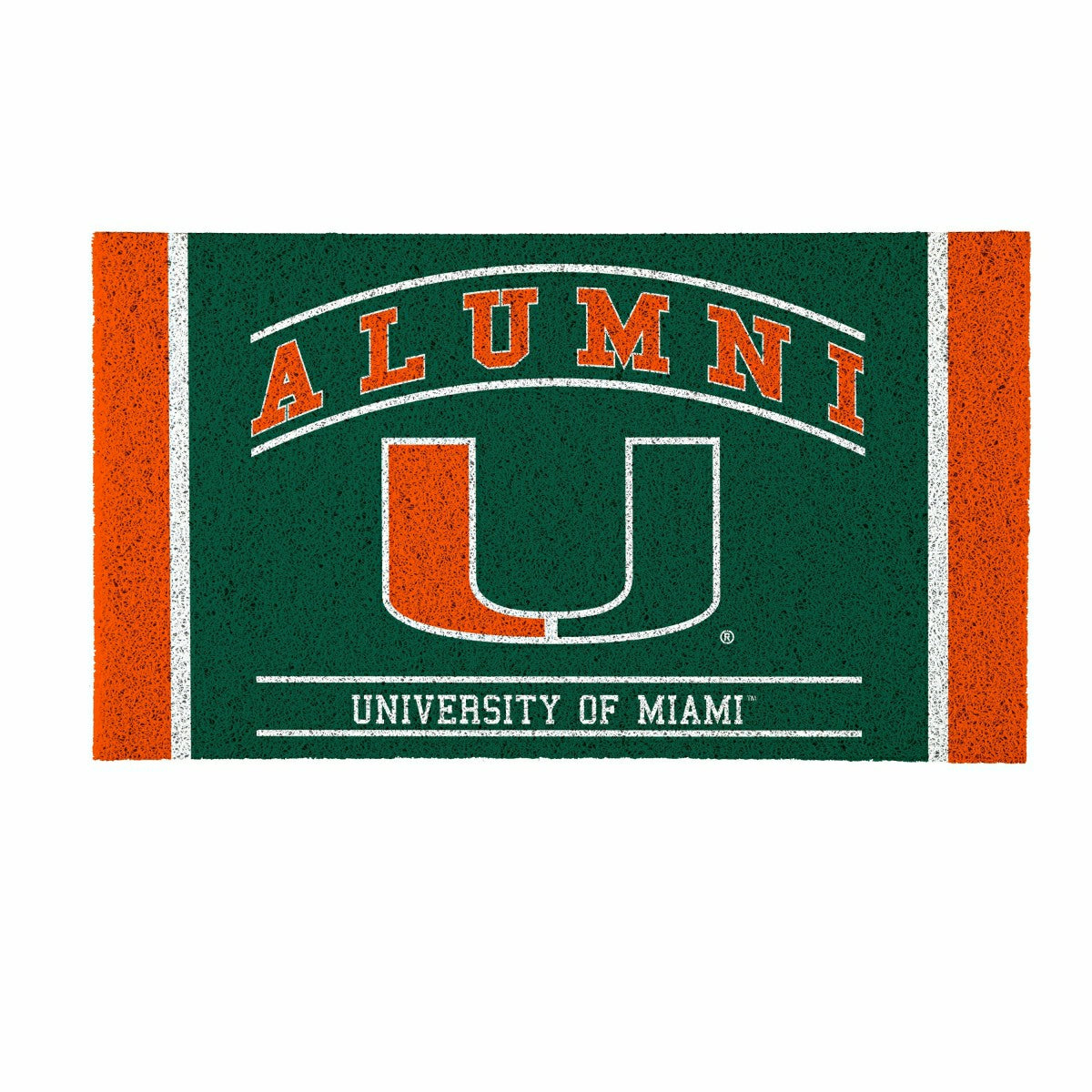 University of Miami Alumni Mat, 28"x16"