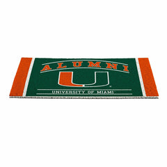 University of Miami Alumni Mat, 28"x16"