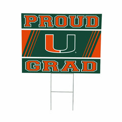 University of Miami Coroplast Yard Sign Graduate