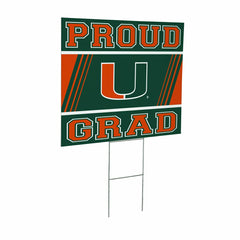 University of Miami Coroplast Yard Sign Graduate
