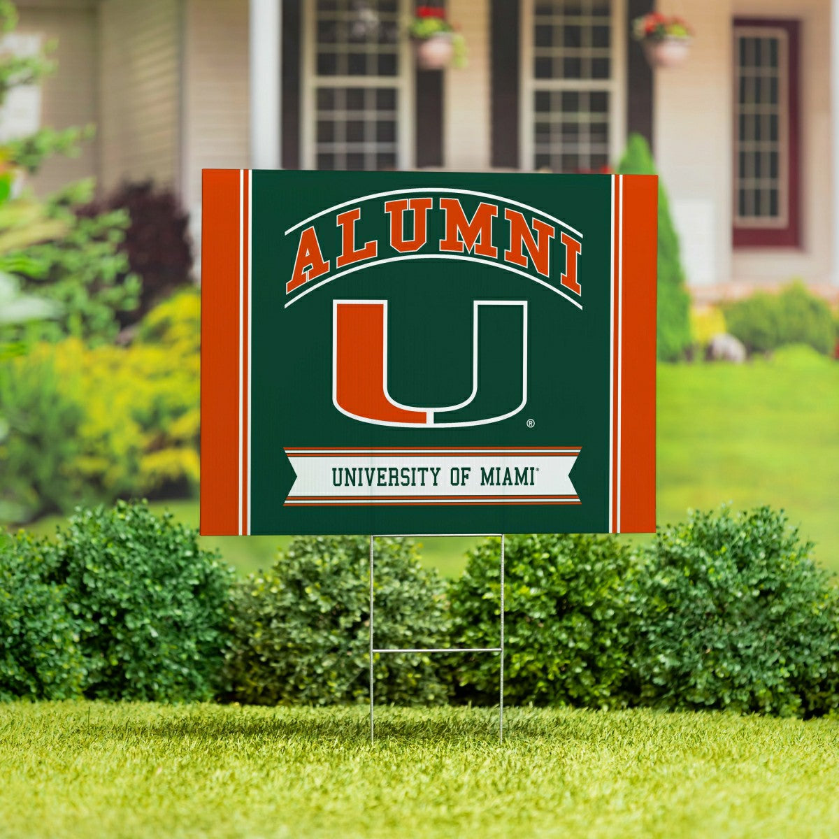 University of Miami Coroplast Yard Sign Alumni