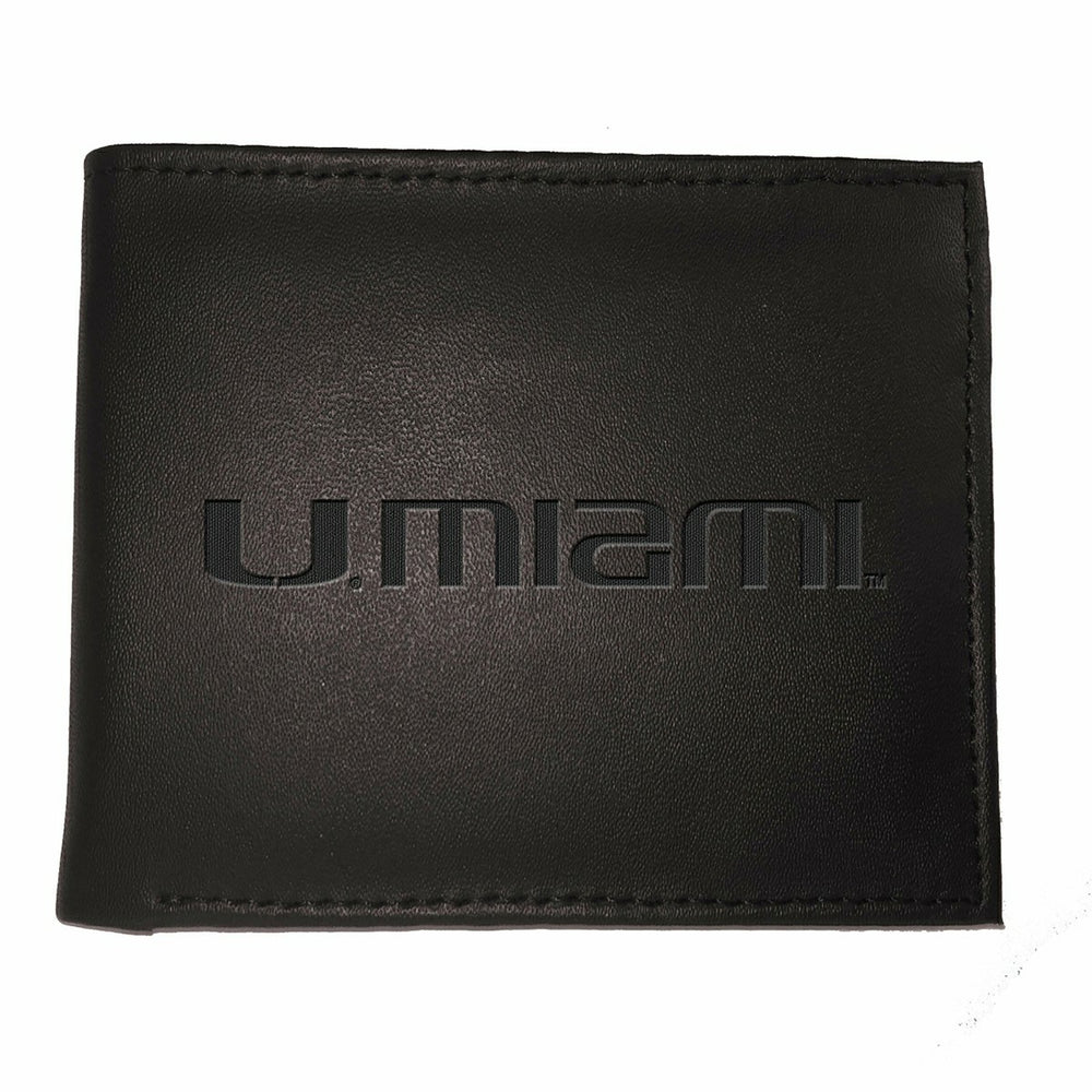 University of Miami, Bi-Fold Wallet, Black