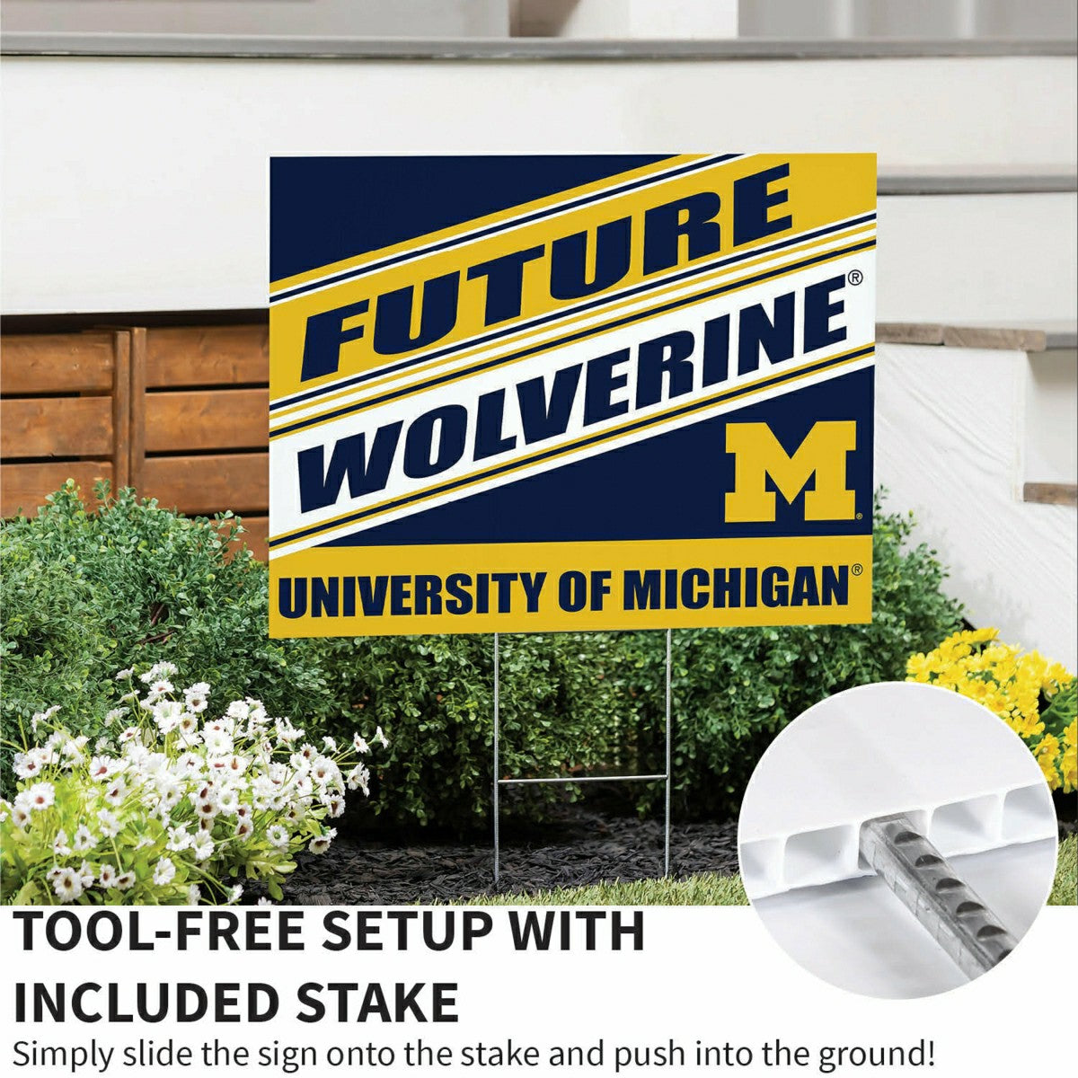 University Of Michigan Coroplast Yard Sign, Future Student