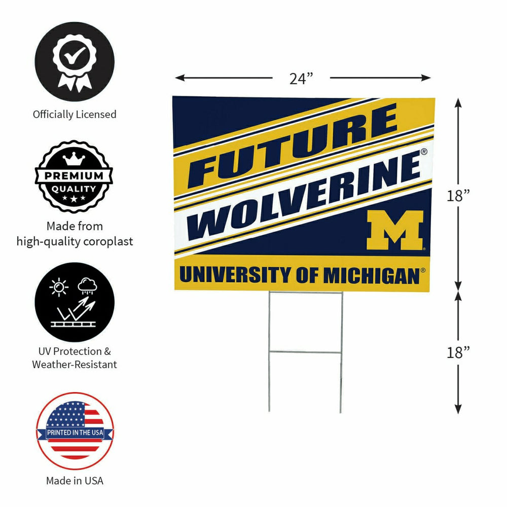 University Of Michigan Coroplast Yard Sign, Future Student