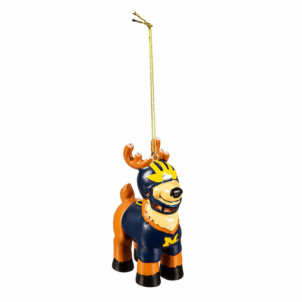 Reindeer Player Ornament, University Of Michigan