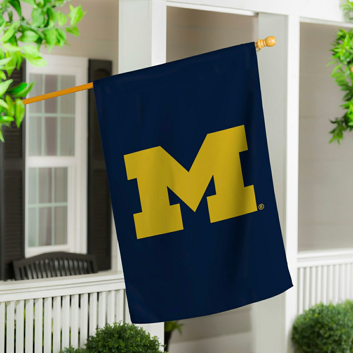 Applique Flag, Reg, University Of Michigan