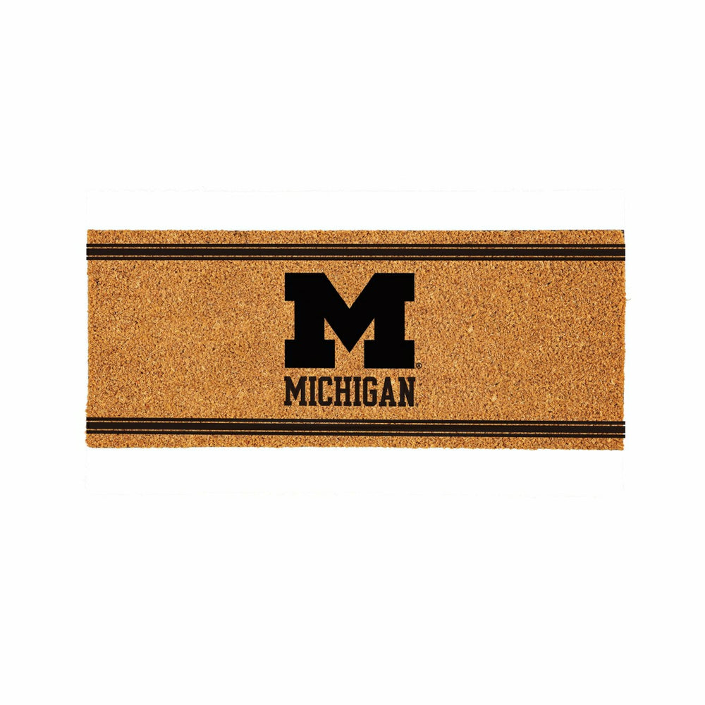 University Of Michigan Extra Large One Color Coir Mat, 60"x24"