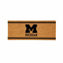 University Of Michigan Extra Large One Color Coir Mat, 60"x24"