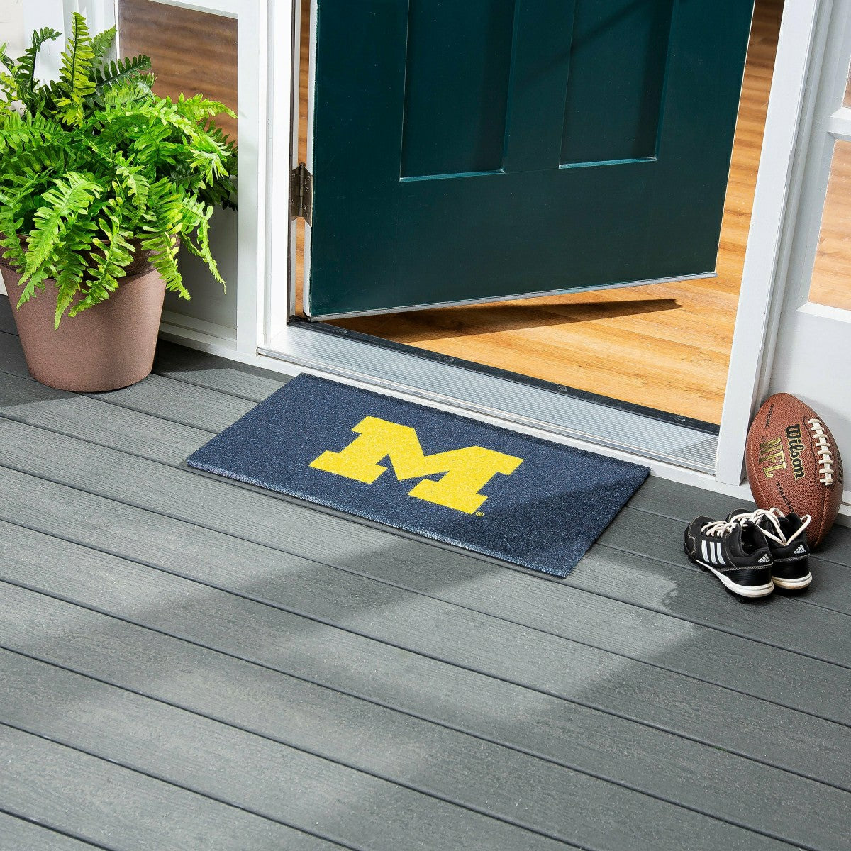 Full Color PVC Mat, 16" x 28", University Of Michigan