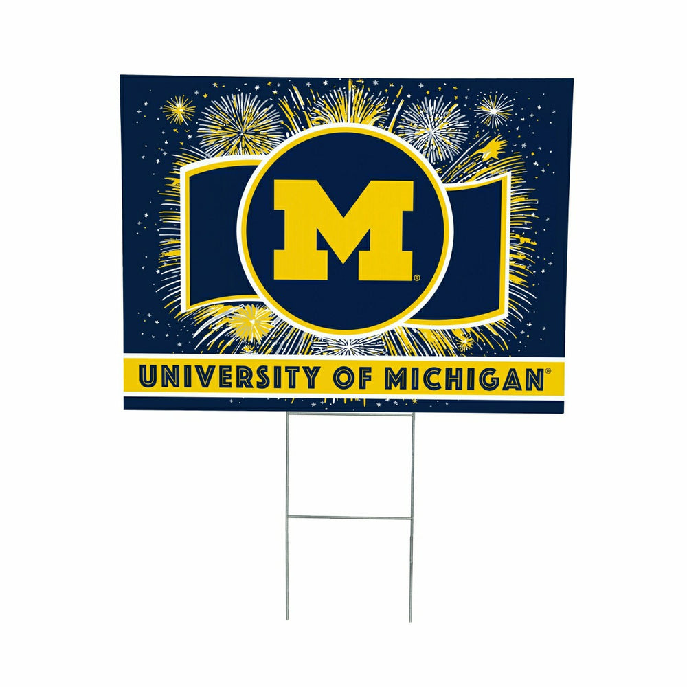 University Of Michigan Yard Sign, Patriotic