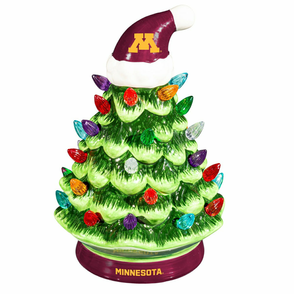 University of Minnesota 8" LED Ceramic Christmas Tree
