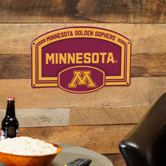 University of Minnesota USA Embossed Steel Wall Sign, 11" x 17"
