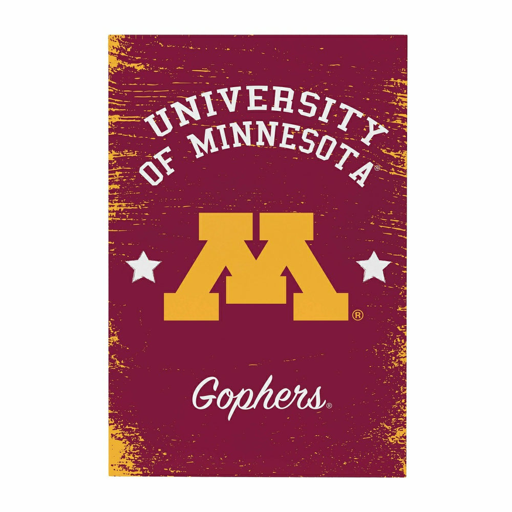 University of Minnesota Wood Wall Sign, 16x24