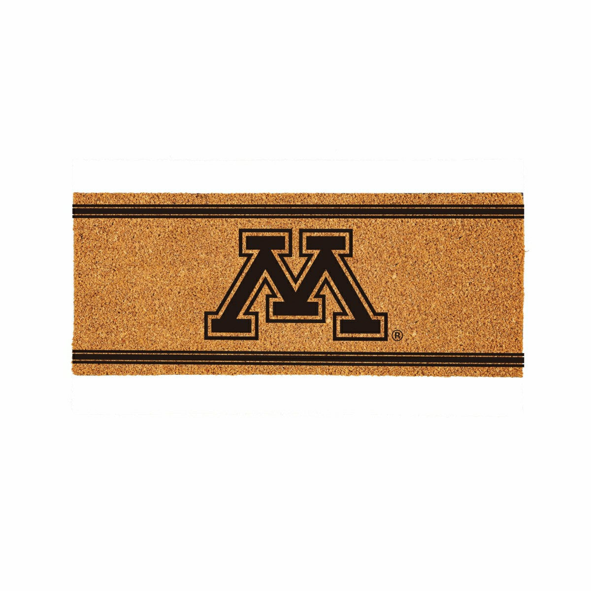 University of Minnesota Extra Large One Color Coir Mat, 60"x24"