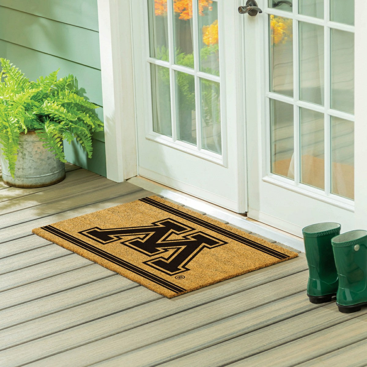 University of Minnesota Large One Color Coir Mat, 36"x24"
