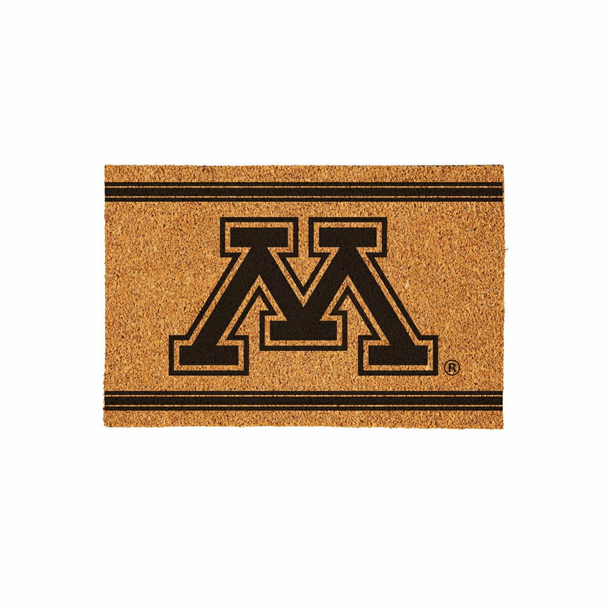 University of Minnesota Large One Color Coir Mat, 36"x24"