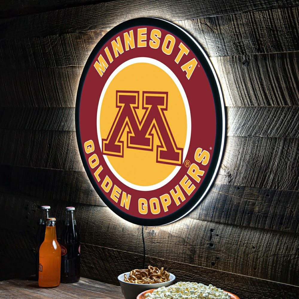 LED Wall Decor, Round, University of Minnesota
