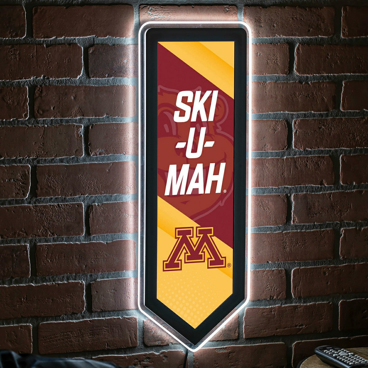 LED Wall Decor, Pennant, University of Minnesota