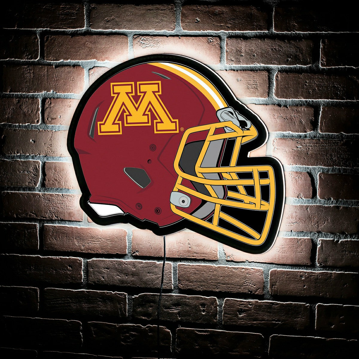 LED Wall Decor, Helmet, University of Minnesota