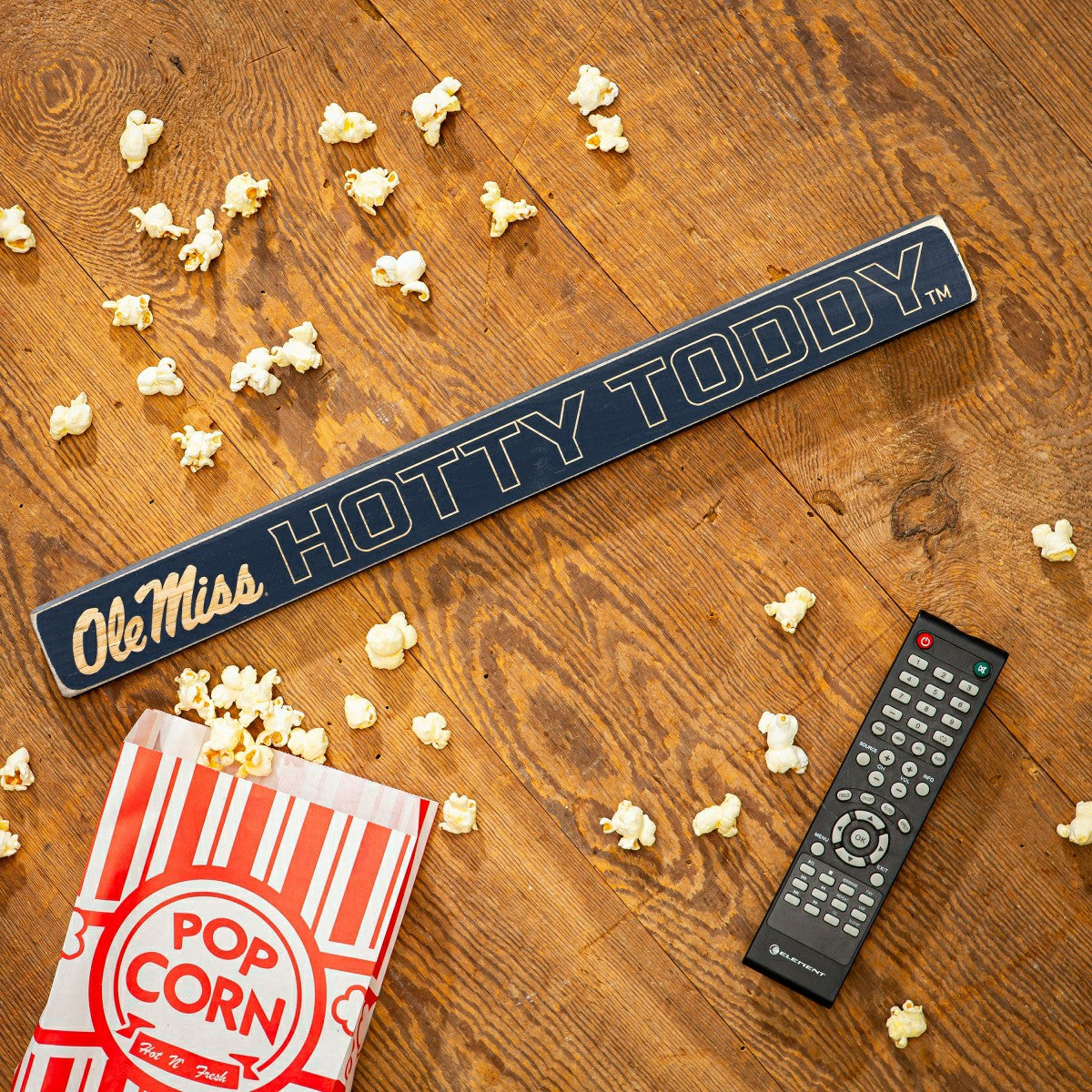 University of Mississippi Engraved Wood Sign, 1.5" x 18"