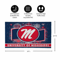 University of Mississippi Yard Sign, Patriotic
