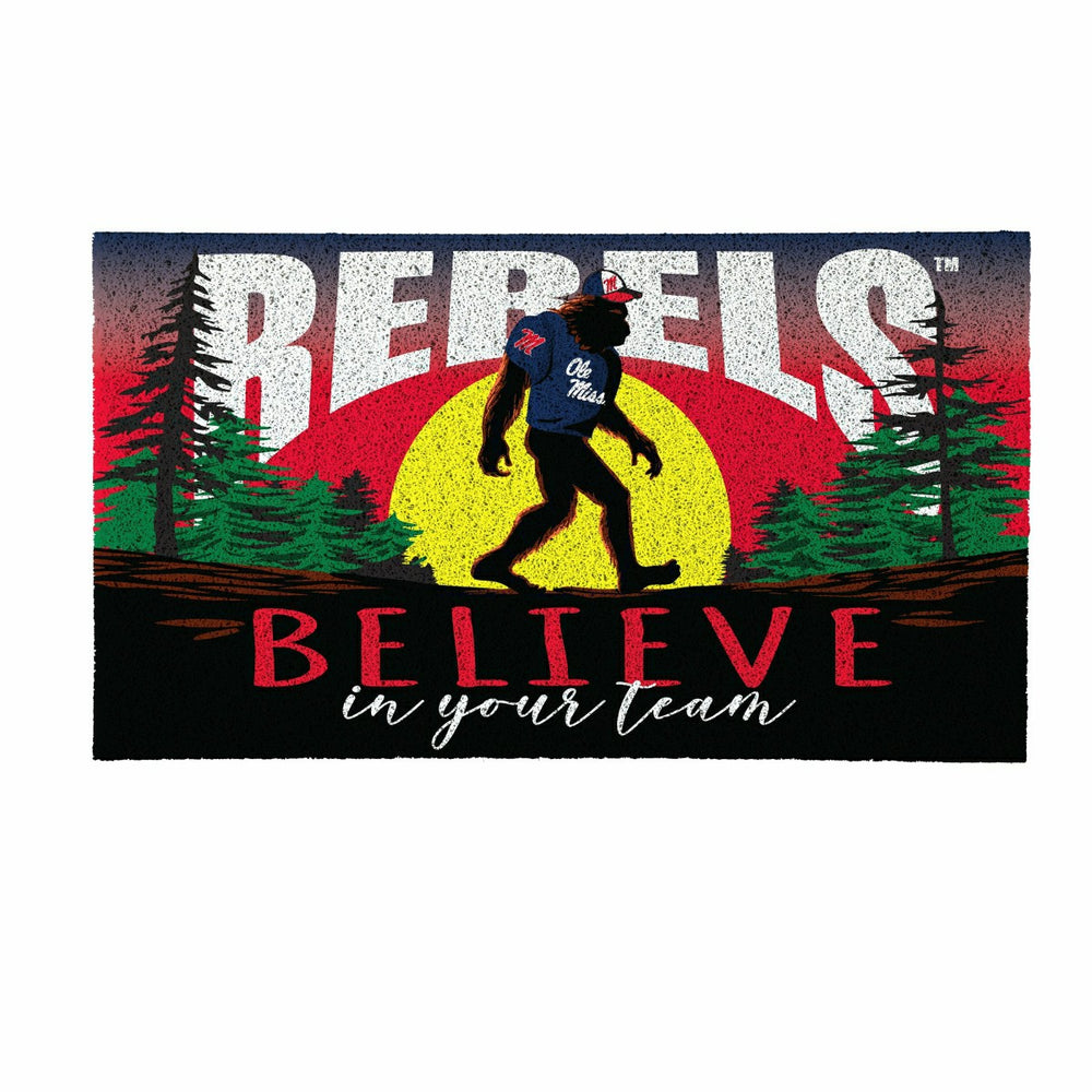 University of Mississippi Bigfoot PVC Mat, 28"x16"