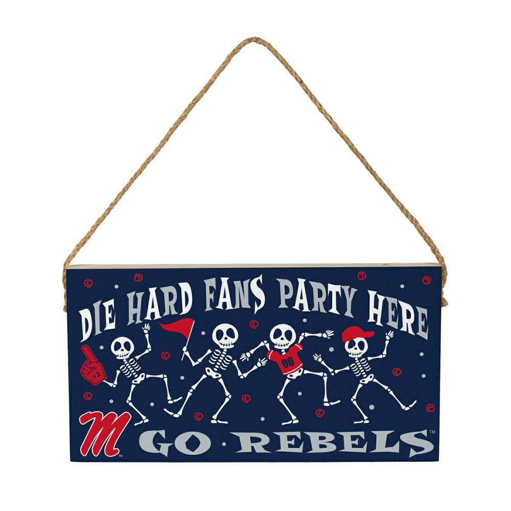 University of Mississippi Halloween Wood Wall Sign, 6x11