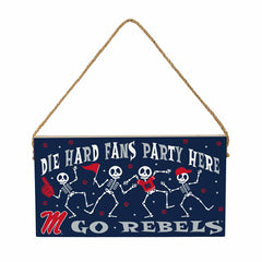 University of Mississippi Halloween Wood Wall Sign, 6x11