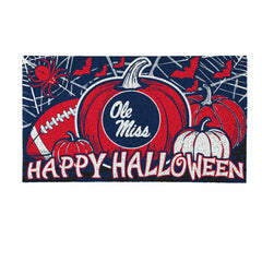 University of Mississippi Halloween PVC Mat, 28"x16"