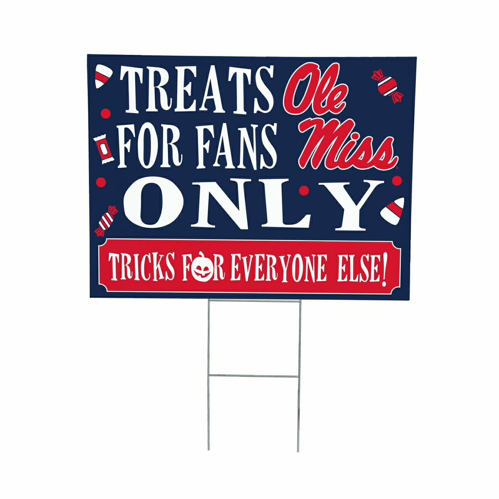 University of Mississippi Yard Sign, Halloween Treats for Fans