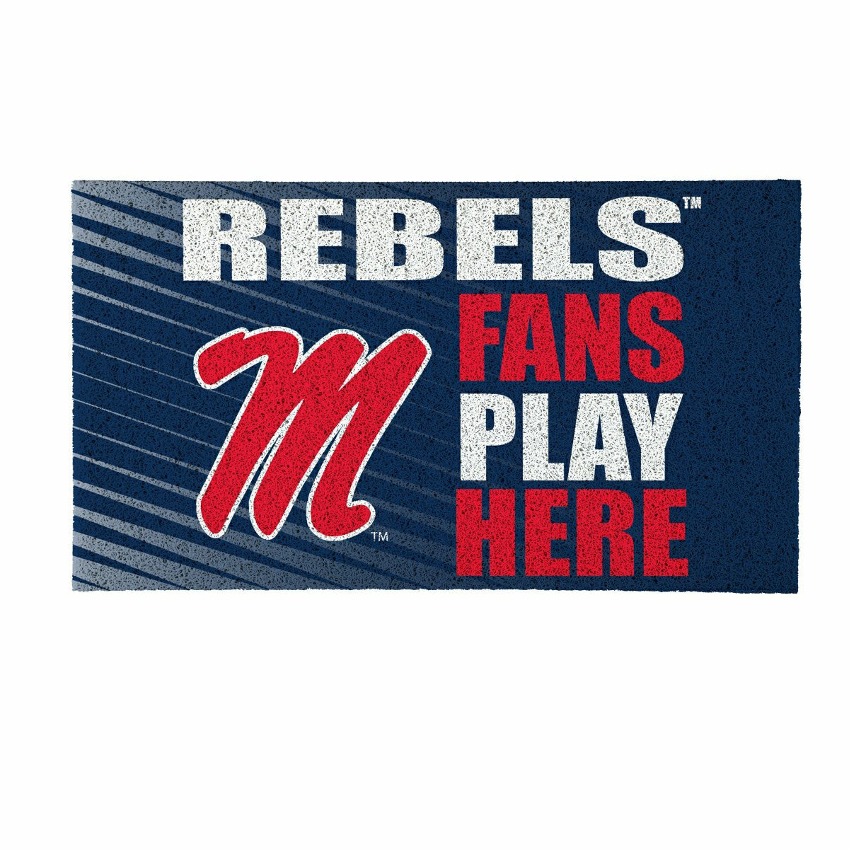 University of Mississippi Fan Mat, 28"x16"