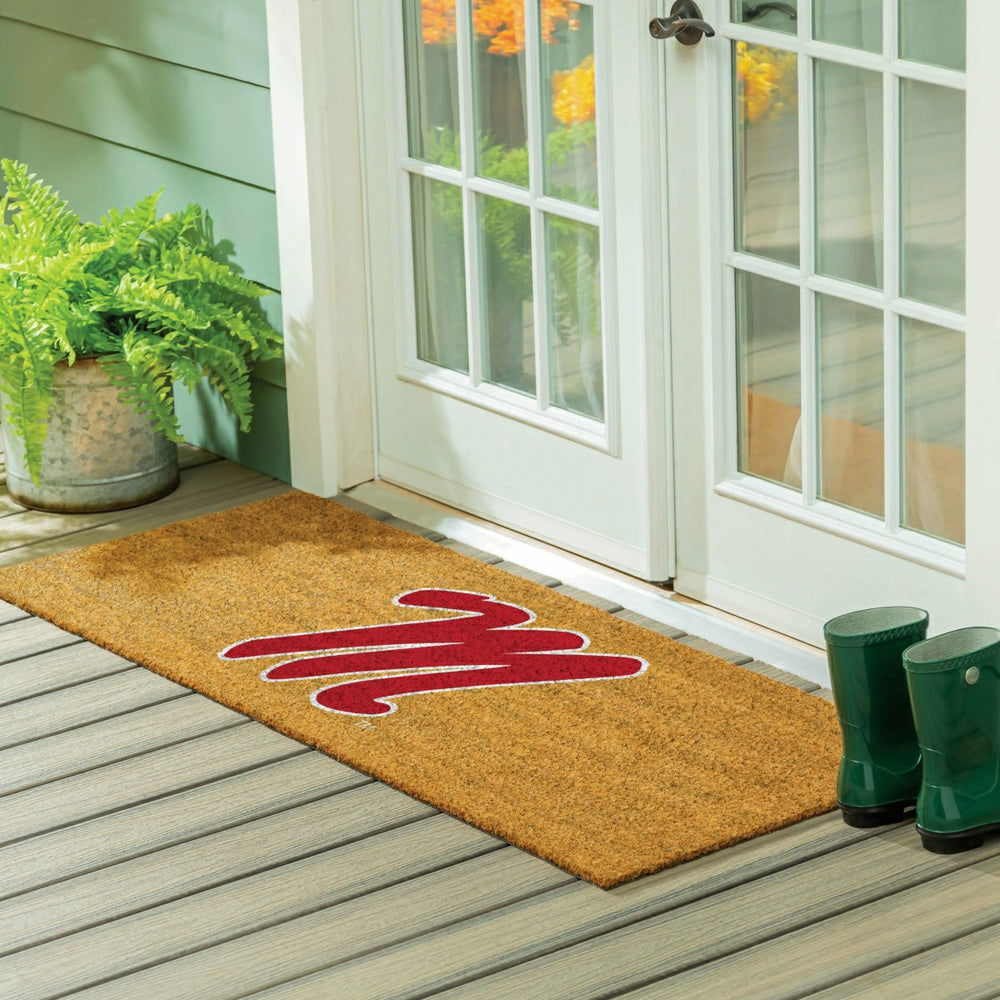 University of Mississippi Extra Large Full Color Coir Mat, 60"x24"