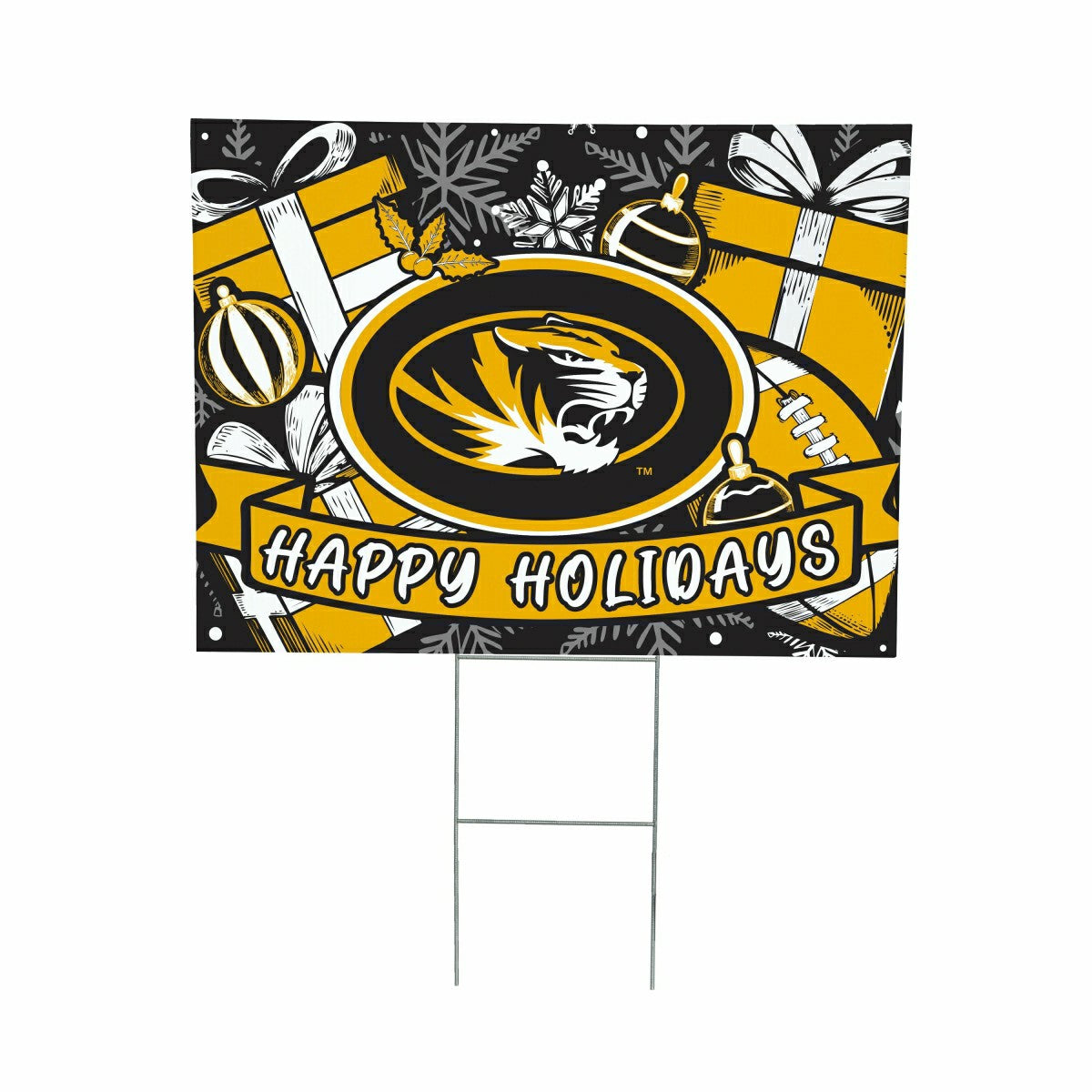 University of Missouri Yard Sign, Holiday
