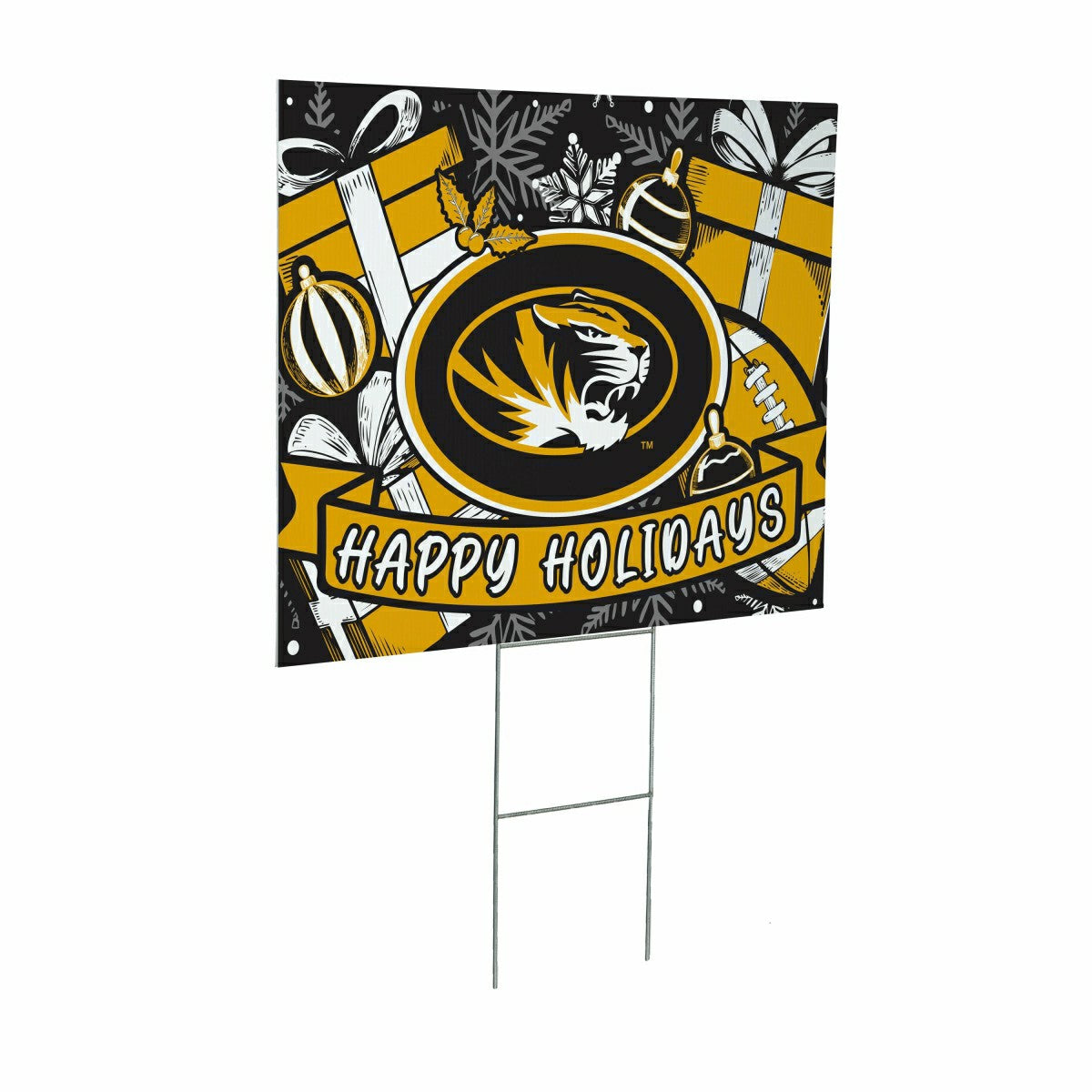 University of Missouri Yard Sign, Holiday