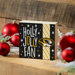 University of Missouri Block, Holiday, 6x6