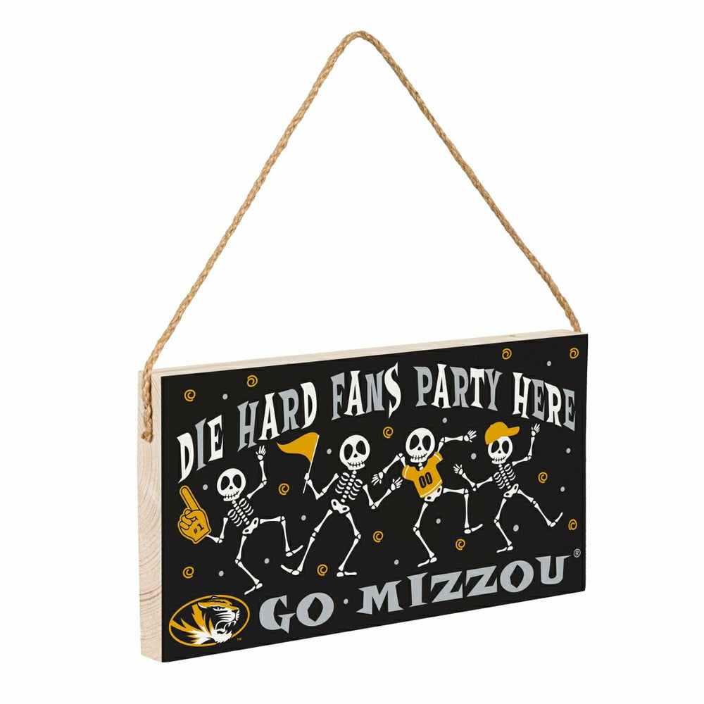 University of Missouri Halloween Wood Wall Sign, 6x11