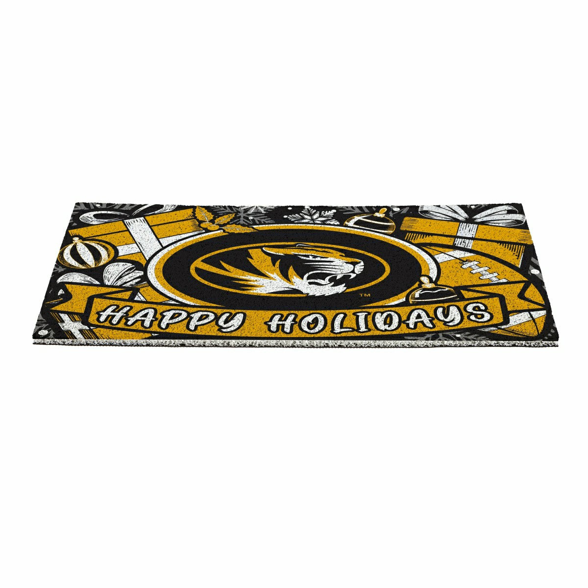 University of Missouri Holiday PVC Mat, 28"x16"