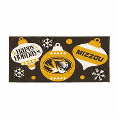 University of Missouri Holiday Flocked Coir Sassafras Switch Mat, 22"x