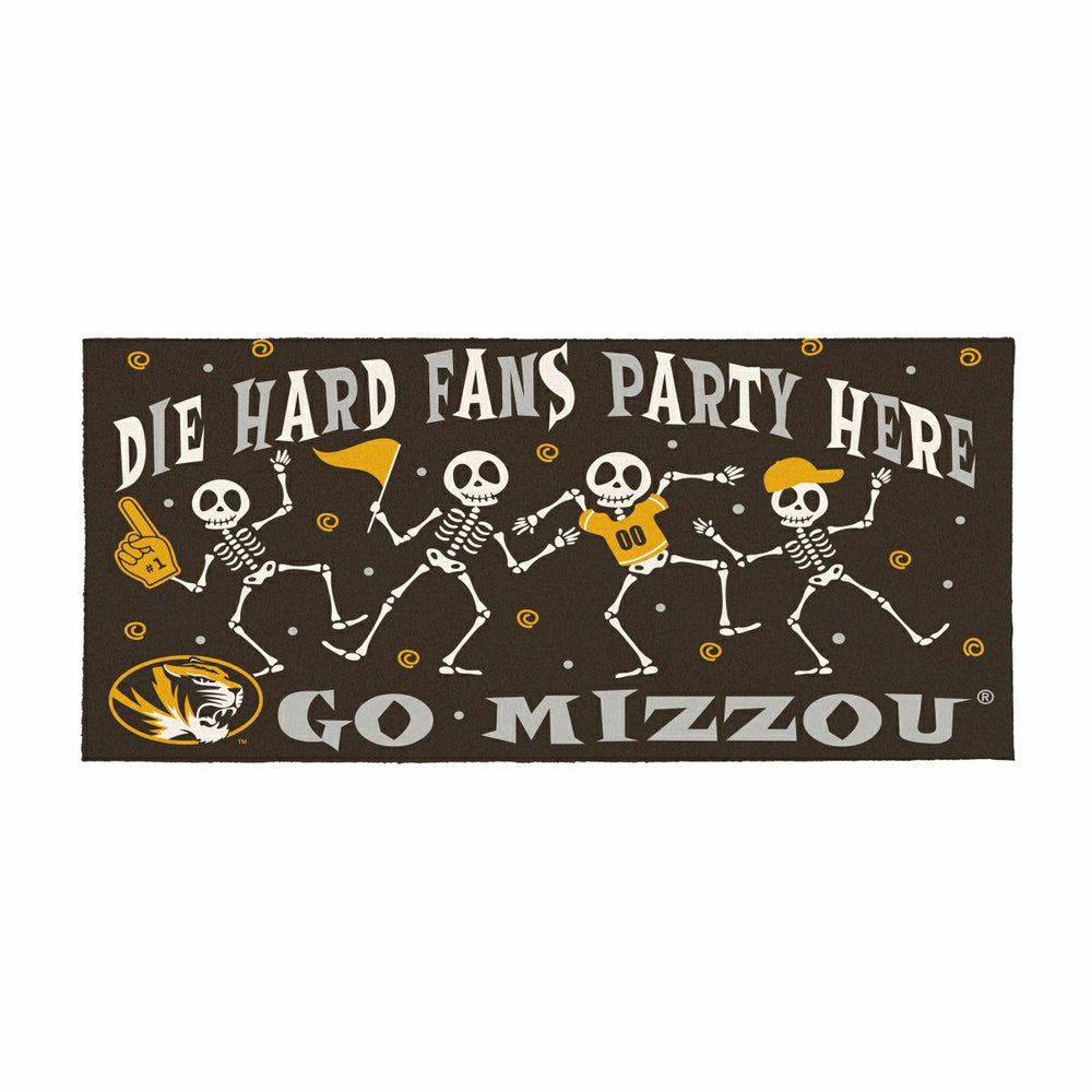 University of Missouri Flocked Coir Halloween Sassafras Switch Mat, 22