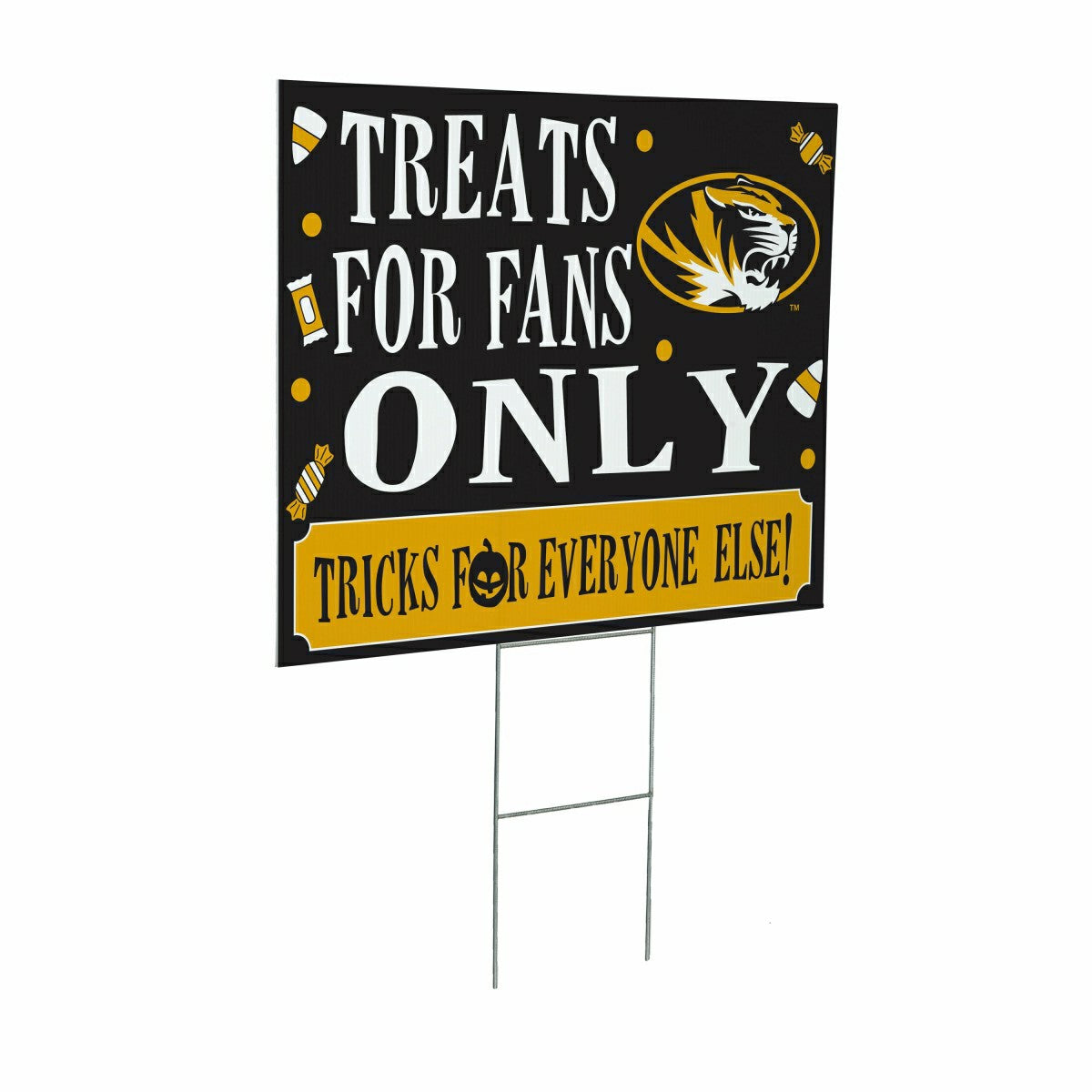 University of Missouri Yard Sign, Halloween Treats for Fans