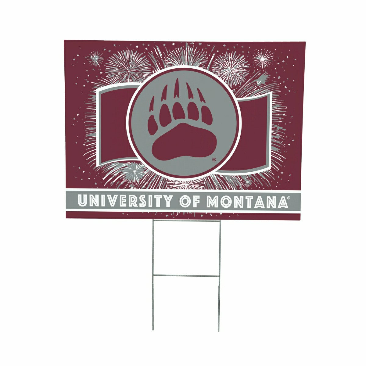 University of Montana Yard Sign, Patriotic