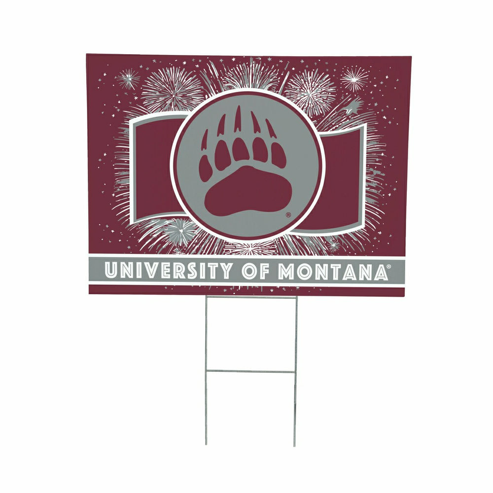 University of Montana Yard Sign, Patriotic