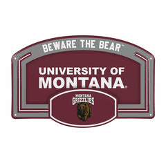 University of Montana USA Embossed Steel Wall Sign, 11" x 17"