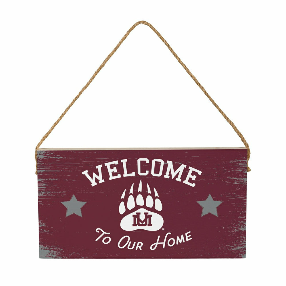 University of Montana Wood Wall Sign, 6x11